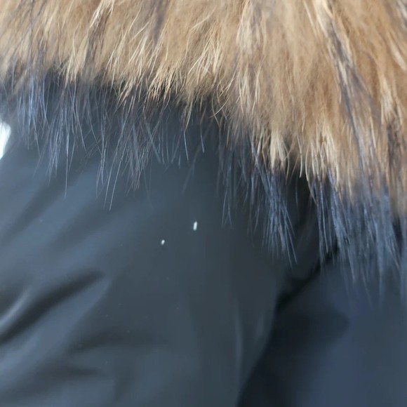 Mackage Trish Lavish Fur Hood Down Coat Black Size Small - Picture 6 of 12